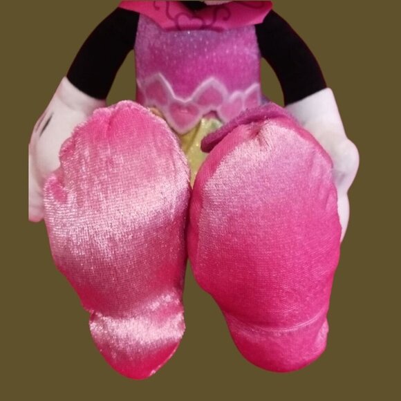 Disney Balerina Minnie Mouse Singing Sparkling Stuffed Animal13" With Glittery - Picture 5 of 12